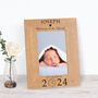Personalised New Baby Welcome To The World Frame, thumbnail 2 of 2