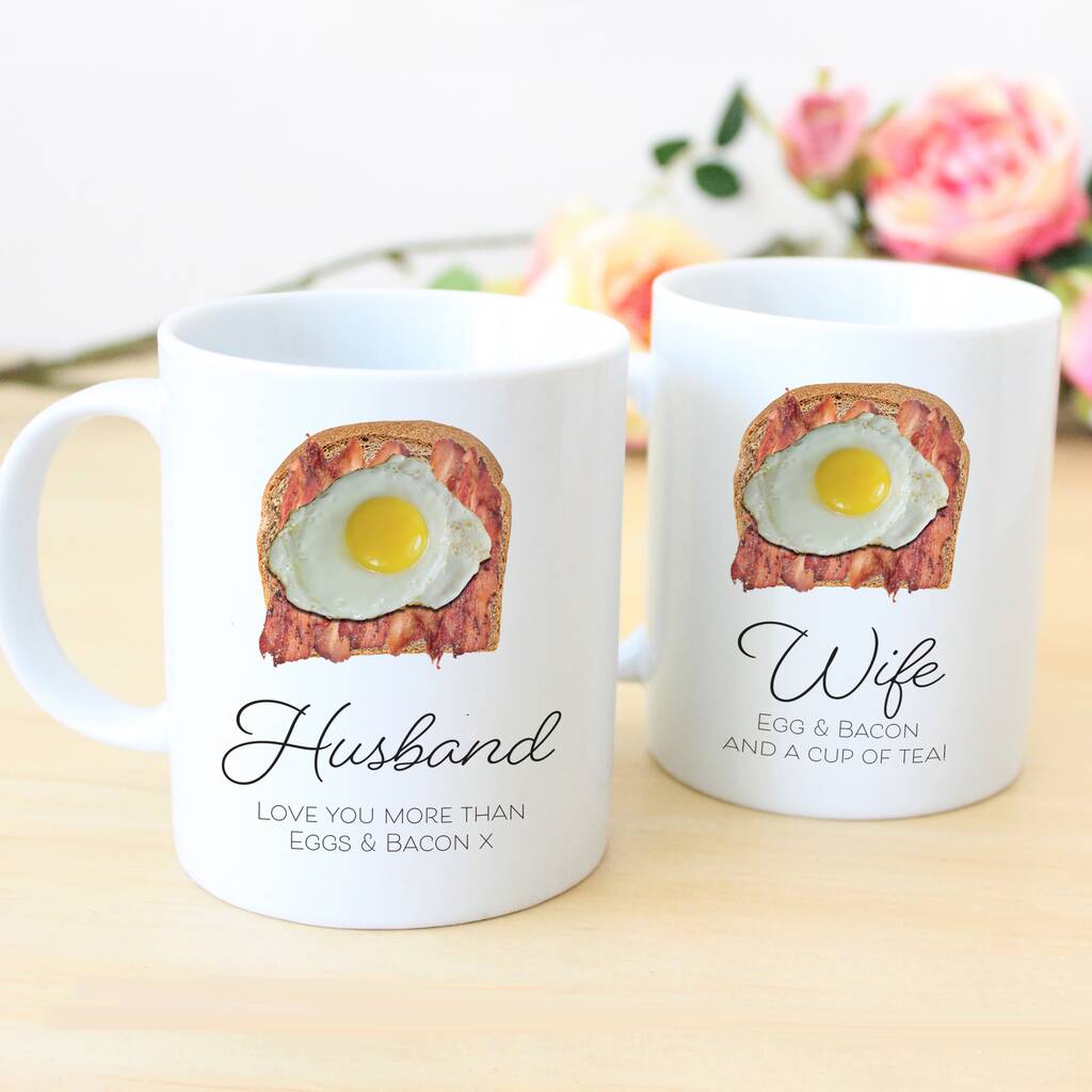 Personalised Husband And Wife Sandwich Mug Set By Chips Sprinkles Notonthehighstreet Com