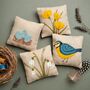 Linen Lavender Bags Embroidery Kit Spring Garden, thumbnail 1 of 6