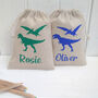 Personalised Dinosaur Birthday Party Bags, thumbnail 1 of 3