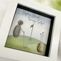 Personalised Golf Dad Pebble Picture, thumbnail 3 of 3