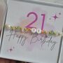 21st Birthday Dainty Crystal Friendship Bracelet Gift, thumbnail 5 of 7