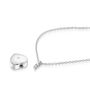 Diamond Set Heart Urn Necklace 925 Silver, thumbnail 2 of 5