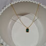 Dainty Green Necklace, thumbnail 3 of 5