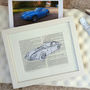 Personalised Favourite Car Embroidered Artwork, thumbnail 3 of 7