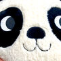 Large Fluffy Panda Cushion, thumbnail 2 of 2