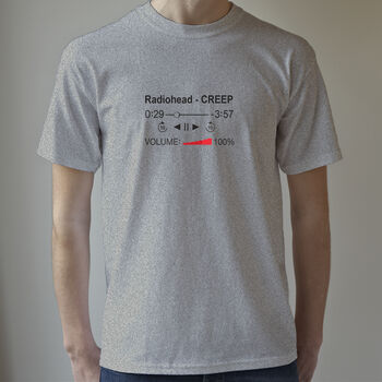Personalised Favourite Song Download T Shirt, 4 of 7