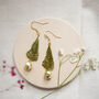 Christmas Tree And Bell Gold Plated Earrings, thumbnail 8 of 12