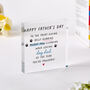 Funny Dog Dad Father’s Day Plaque Gift, thumbnail 2 of 5