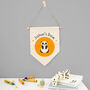 Mini Personalised Children's Panda Pennant Flag, thumbnail 2 of 2