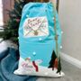 Personalised Letter To Santa Polar Bear Santa Sack, thumbnail 1 of 6