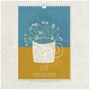 2026 Desk Calendar Flower Mugs, thumbnail 5 of 5