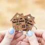 Our First Home Housewarming Keyrings For New Home Owner, thumbnail 6 of 7