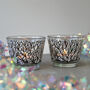 Snow Berry Painted Tea Light Holders, thumbnail 1 of 5