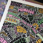 Warwickshire Wall Art – Warwick Illustrated Print – UK Town Gift, thumbnail 4 of 7