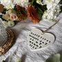 1st Mother's Day Personalised Gift, Heart New Mum Keepsake, Mother's Day, thumbnail 3 of 4