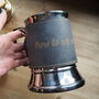 Custom Quote Leather Wrapped Tankard, thumbnail 3 of 8