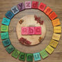 Handcrafted Wooden Alphabet Cuboids In Rainbow, thumbnail 2 of 11