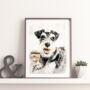 'Your Dog Portrait' Watercolour Print, thumbnail 6 of 12