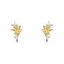 Sterling Silver Heritage Daffodil Stud Earrings, thumbnail 4 of 5