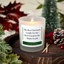 The Best Scented Candle For Best Friend Funny Christmas Candle Gift For Bestie, thumbnail 1 of 8