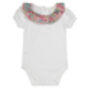 Louise Floral Collar Baby Bodysuit, thumbnail 1 of 4