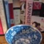 Blue Floral Japanese Kintsugi Bowl, thumbnail 4 of 4