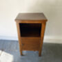 1930’s Vintage Mid Century Bedside Cabinet, thumbnail 5 of 10