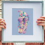 Custom Pet Portrait Personalised Dog Cat Art Gift, thumbnail 3 of 6