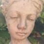 25cm Stone Ladies Head Bust Planter – Heavy Roman Style, thumbnail 2 of 7
