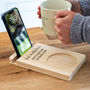 Personalised Best Dad Mum Sofa Coaster Phone Stand Gift, thumbnail 1 of 5
