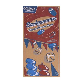 Classic Wooden Backgammon Game, 2 of 3