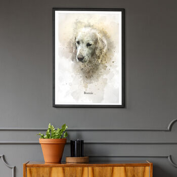 Personalised Watercolour Pet Portrait, 8 of 11
