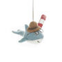 Handmade Felt Summer Holiday Shark Hanging Decoration, thumbnail 3 of 3
