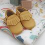 Fringe Baby Moccasin Style Shoes, thumbnail 2 of 5