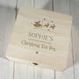 Personalised Large Wooden Christmas Eve Box, thumbnail 1 of 7