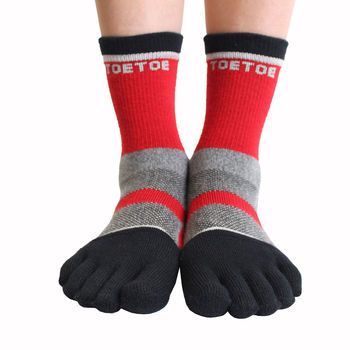 Cycle Ankle Toe Socks, 7 of 8