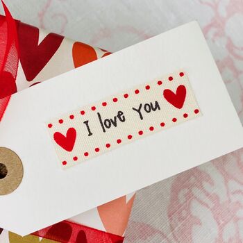 I Love You Handmade Gift Tag, 2 of 2