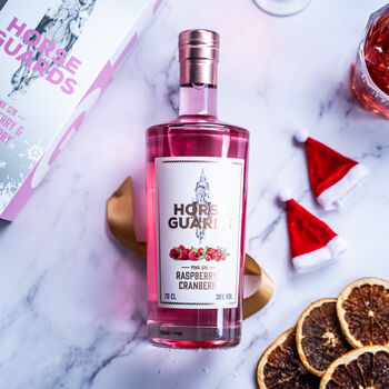Horse Guards Pink Gin In A Christmas Gift Box, 3 of 6