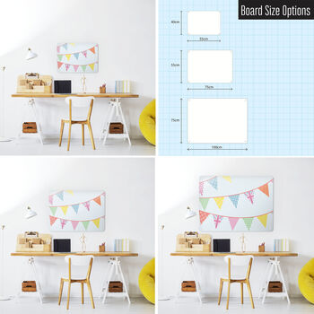 Bunting Design / Large Magnetic Notice Board, 4 of 7