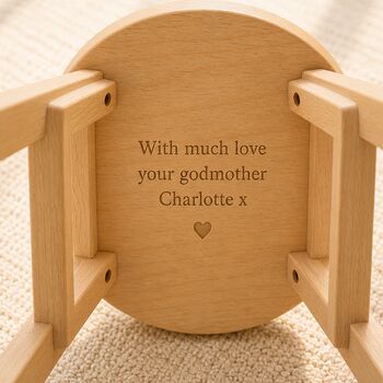 Big Letter Engraved Stool, 5 of 6