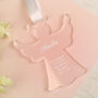 Personalised Acrylic Angel Decoration, thumbnail 2 of 3