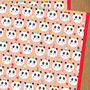 Panda Wrapping Paper Two Sheets, thumbnail 1 of 5