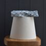 Dolly Blue Ikat Scrunchie Lampshade, thumbnail 2 of 3