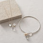 Rough Herkimer Diamond, Pearl And Heart Necklace, thumbnail 3 of 6