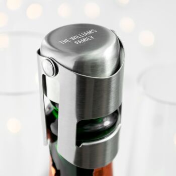 Personalised Champagne Bottle Stopper, 4 of 7