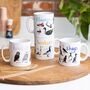 Set Of Four Mugs: Shags, Hooters, Floaters And Honkers, thumbnail 1 of 11