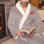 Super Soft Sherpa Self Love Era Robe, thumbnail 1 of 10
