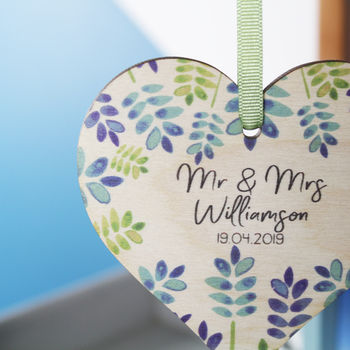 Wedding Wooden Heart Decoration Gift, 4 of 6