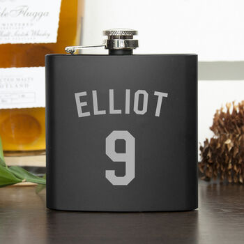 Personalised Football Shirt Hip Flask, 3 of 10